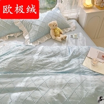 In Princesss Bed four-piece Han-Edition lace covered with bed single bed Student Dormitory Three-piece Woman