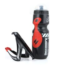 Mountain bike carbon fiber texture V-shaped water bottle cage Bicycle outdoor water bottle set Riding accessories