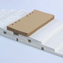 Loose-leaf paper a5b5Aa6 loose-leaf inner core loose-leaf notebook double-core loose-leaf notepad Beige Paper 6-hole 9-hole inner-page paper custom printing 48k25k18k