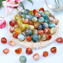 Nanjing Yuhua Stone Original Stone Natural Pebble Head Fleshy Pavement Fish Tank Decoration Fine Fine Agate Color Stone