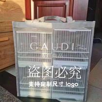 Embroidered eye bird cage bag tote bag custom south cage standard cage bag breathable tote bag custom size