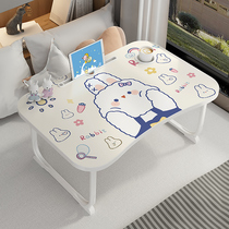  Small table on the bed desk foldable student small table tablet computer lazy study dormitory artifact cute