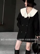 0109 (township girl strictly selected) baby collar white duck down small fragrance down jacket 72 bust 116 9321-1#