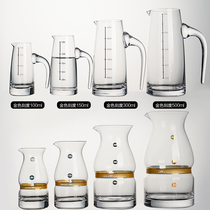 High-end cold-cut crystal glass wine splitter golden scale white wine pull hops wine line does not spill wine split jug 2 taels