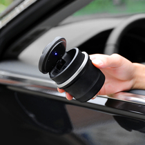 Car ashtray creative personality with lid car ashtray multi-function car interior night light lamp male car supplies