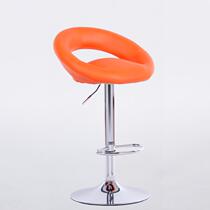 New leather bar chair minimalist bar chair front desk backrest cashier chair bar stool bar stool lifting bar chair