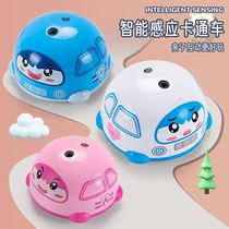 Smart induction cartoon car gesture sensor obstacle avoidance follow remote control car infant mini toy car