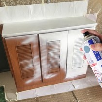Wood lacquered wood lacquered lacquered self-spray water-based cabinet table Renovated Paint Sanqing Deity White Brush Lacquered Furniture