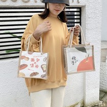 New fashion cotton linen women bag ins cute student soft girl Hand bag fresh sweet Japanese Harajuku shoulder bag