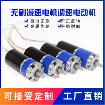 DC 12v 24V large torque brushless planetary gear motor pwm pulse width speed regulation with encoder reduction motor