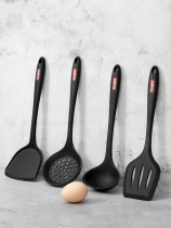 German Non Stick Pan Special Silicone Shovel High Temperature Resistant Home Fried Vegetable Shovels Pan Shovel Kitchenware Suit Soup Spoon Saute Spoon