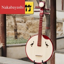 Professional ethnic plucked musical instrument adult juvenile hardwood bone flower Zhong Ruan Tongpin paulownia panel gap