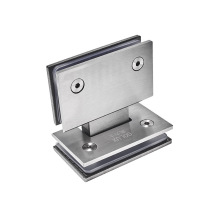 90 or 135 degrees with 180 degrees stainless steel spring hinge for bathroom shower room accessories glass Hinge fixing clip