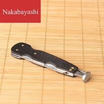 Black wood steel cigarette knife CT06215 pipe knife Metal through bar through bar through needle pressure bar scraper kit