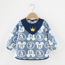 Male baby hood 2022 new children outwear foreign air reverse back clothes Anti-wear waterproof and anti-dirty fashion upside down clothes