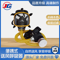 Portable forced air supply respirator Electric long tube respirator Anti-dust paint Chemical gas filter type