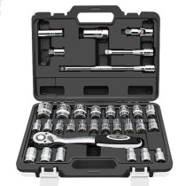 Sleeve tool set Dafei ratchet repair mechanism universal quick wrench car combination auto repair motorcycle 32 pieces