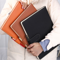 a4 big notebook notebook notebook business extra large large thick thick literary art increase simple diary College student meeting record super thick custom printed logo leather hard leather large book