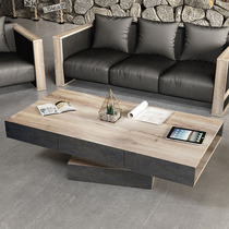 Senhostages Tea Table Combined Reception Area Small Sofa Tea Table Suit Fire Stonework office Tea table log tea table