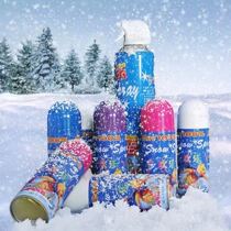 Simulation snowflake spray New Year ribbon spray flying snow artificial snow wedding snowflake spray foam snowflake spray snow spray