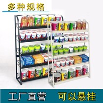 Drill Shelf Shelf Small Shelving Snacks Multiple Layers Drinks Small Food Front Desk Chew Gum Supermarket Poo