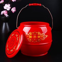 High-end spittoon toilet wedding supplies Daquan wedding bride dowry articles ornaments mothers home
