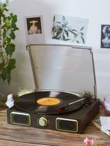 Hot sale LP vinyl record player vintage phonograph retro living room European vinyl record player Modern