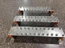 Lightning protection row connector custom-made strip machine room ground wire 4x40 copper zero wire connector bus bar terminal
