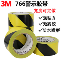 766 warning tape PVC black Yellow Zebra crossing warning ground label floor ground marking color marking tape