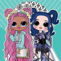 LOL surprise doll New OMG big sister exquisite doll set Fashion princess doll clothes girl toys