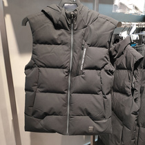 Anta male down vest 2021 Winter New hooded warm sleeveless down jacket 152147901
