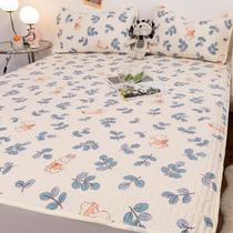 ins cotton thick sheets single cotton dormitory tatami 1 5 meters quilt single three-piece set girl single Kang Single