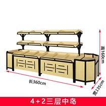 Fruit shelf display stand supermarket vegetable shelf fruit and vegetable rack fruit shelf fruit shop creative multi-layer