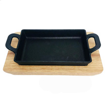 Small portion of fish pan single cast iron rectangular fish oven boneless fish oven commercial alcohol oven non-stick baking pan special