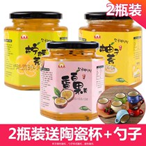 Honey grapefruit tea 500g beverage honey lemon tea passion fruit flower fruit fruit multi-taste bottled