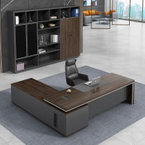 Desk boss table simple modern large class desk boss desk manager table master desk single office table and chair combination