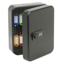 KEYBOX combination lock key box home wall hanging key cabinet car key storage management box intermediary wall-mounted