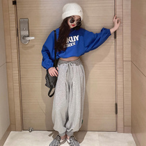 Girl Hip Hop Cure Couture to Children Street Dance Jazz Dance Showsuit for Children Spring Show Costume