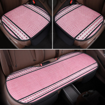 Car cushion ice silk single sheet without backrest three sets of car seat cushion single rear row all-season universal summer cool mat