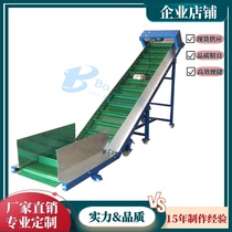 Climbing lifting conveyor Food conveyor belt Small mask belt conveyor Ring conveyor belt Turning machine assembly line