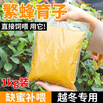中蜂专用花粉浆喂蜂饲料养蜂发酵蜂粮蜜蜂弱群越冬专用1000g