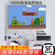 TV game console home nostalgia childrens double handle classic 16 BIT fc super Mary game card Nintendo vintage childhood card connection Sega arcade new red and white machine