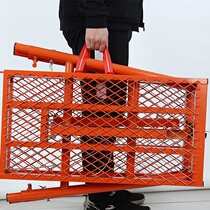 Iron Stools Sturdy Worksite Round Pipe Furnishing Matstool Thickened Folding Portable Mobile Scaffolding Construction High Stools