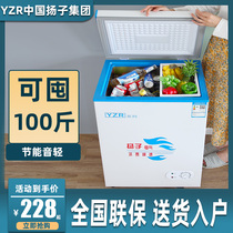  China Yangzi Group small freezer Household fully frozen small freezer Fresh-keeping and freezing dual-purpose freezer double temperature freezer