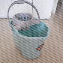 Household mop bucket thickened mop mop Hotel mop Washing bucket Hand twist mop Squeeze water dry mop bucket
