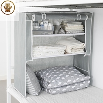 Dormitory female bedside storage cabinet small lower berth College student storage rack upper student dormitory bed simple bed wardrobe