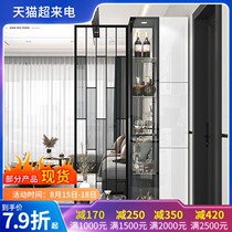 Home entrance cabinet Shoe cabinet one simple modern living room screen partition Light luxury wind wine cabinet shelf foyer cabinet