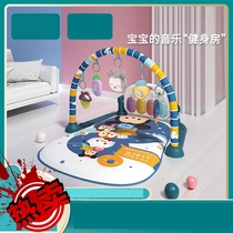 Music pedal piano baby fitness machine frame newborn baby 0-1 years old 3-6 months educational early education toy female