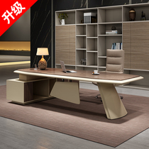 Boss desk Manager president Simple modern fashion atmosphere Creative large desk single desk and chair combination furniture