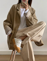 9TH Handsome Day Tie Jacket Casual Suit Falling shoulders Men and women Lazy Wind 2022 Spring jackets Caits